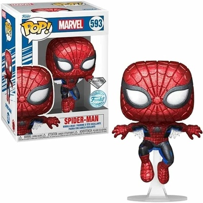 Funko Pop! 593 Marvel Spider Man Diamond Collection