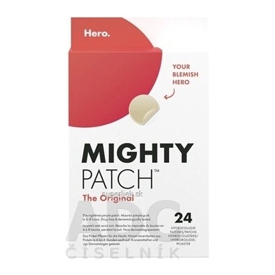 T&L Co., Ltd. Hero. MIGHTY PATCH The Original hydrokoloidné náplasti na akné, nočné 24 ks