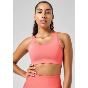 Casall Women's Iconi High Impact Sports Bra - Deep Coral - sportihobi - 97,77 лв