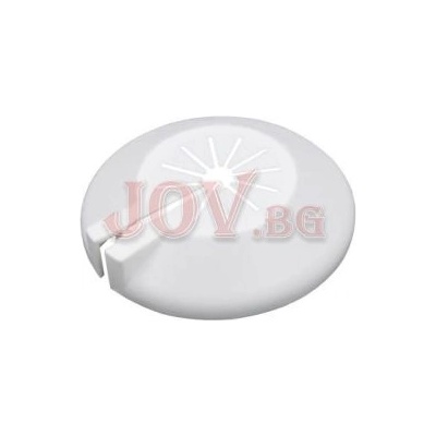 Розетка единична бяла РvС