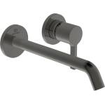 Ideal Standard Вграден смесител за мивка Ideal Standard Atelier Joy, чучур 22.5 см, Magnetic Grey (A7379A5)