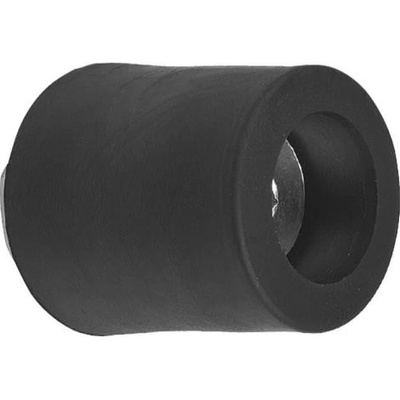 CAIS Doraz brány na priskrutkovanie END-L veľký 39x39 mm, gumový a pozinkovaný