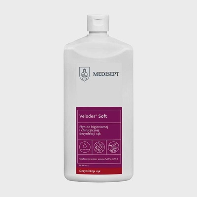 Velodes Soft Medisept Dezinfekčný prostriedok na ruky na báze alkoholu 500 ml