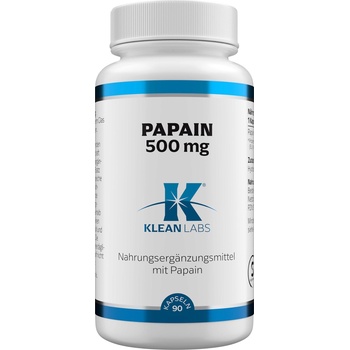 KLEAN LABS Папаин 500 mg - 90 капсули