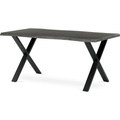 Autronic HT-F4316 GREY Jídelní stůl 160 x 90 cm mdf šedý dub Šedá