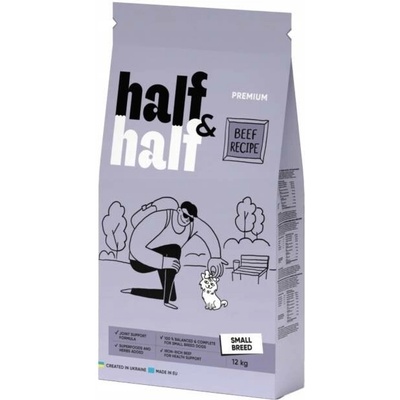 Half&Half Adult Small s hovězím masem 12 kg