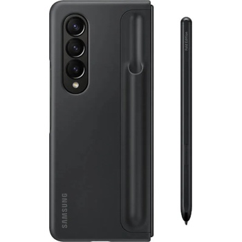 Samsung Standing Cover with S-Pen EF-OF93PCB - оригинален хибриден кейс с включена писалка за Samsung Galaxy Z Fold4 (черен)