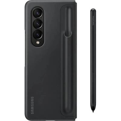 Samsung Standing Cover with S-Pen EF-OF93PCB - оригинален хибриден кейс с включена писалка за Samsung Galaxy Z Fold4 (черен)