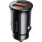 Mcdodo Зарядно за автомобил - Mcdodo (CC-6602) - двоен порт, 12W, огнеупорен корпус - Черен