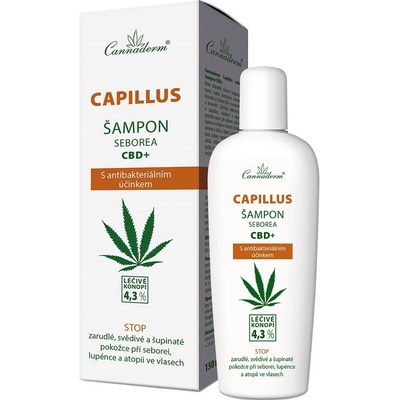 CANNADERM CAPILLUS Šampón na vlasy proti seborei CBD+ 150 ml