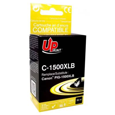 Compatible Мастилница UPRINT PGI1500 Canon, Черен (LF-INK-CAN-PGI1500B-XL-UP)