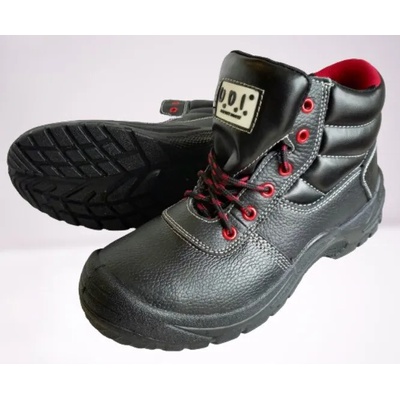 vili-shop Мъжки работни боти от естествена кожа с метално бомбе