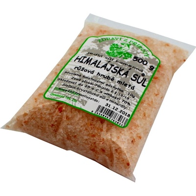 Zdraví z přírody himalájská sůl růžová hrubá 500 g