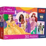 Trefl - Puzzle Disney Princess: Princesses and Friendship + poster - 1 - 39 piese