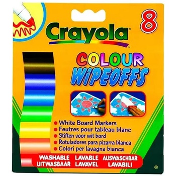Crayola Крайола: 8 измиващи се маркера за бяла дъска (03-8223)