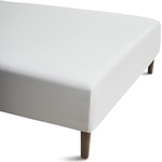 Juna Чаршаф с ластик Percale 90 x 200 x 30 см бял (618212)