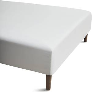 Juna Чаршаф с ластик Percale 90 x 200 x 30 см бял (618212)