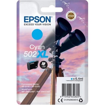 Epson 502XL T02W240 циан (cyan) оригинална касета (C13T02W24010)
