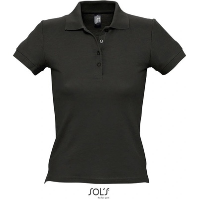 SOL's Collection Polokošile People krátký rukáv dámská COT-25131000201 Černá