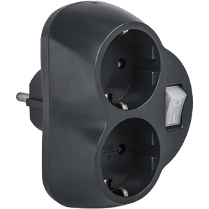 ELMARK 2 Plug Adapter Switch (192210)
