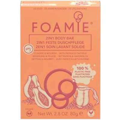Foamie 2in1 Body Bar Oat to Be Smooth tuhá sprchová péče papája 80 g