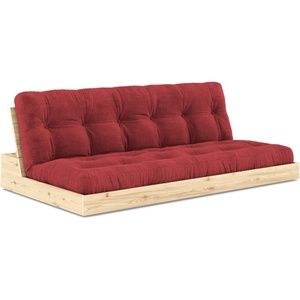 Karup Design Червен разтегателен диван от велур 196 cm Base - Karup Design (137101518)