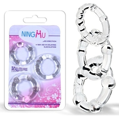 NING MU Erekční kroužky 3ks – Zbozi.Blesk.cz