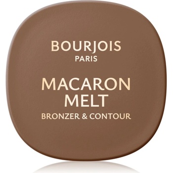 Bourjois Macaron Melt Bronzer & Contour бронзант и контурна пудра 2 в 1 цвят 02 Milky Mocha 5 гр