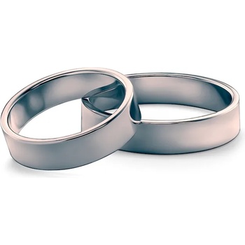 Image 1 of SAVICKI Сватбени халки: черно злато, плоски. 5 мм