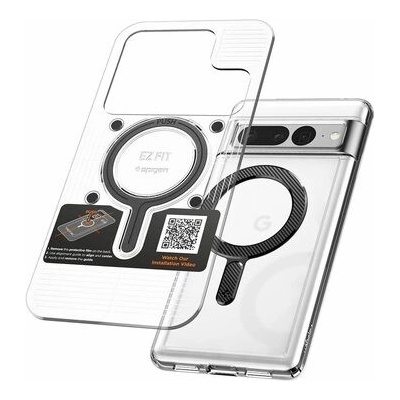 Spigen OneTap Ring Magnetic Plate MagSafe kroužek Carbon