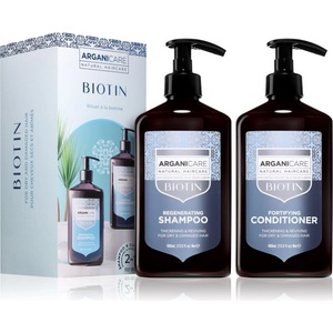 Arganicare Biotin Regenerating Set комплект за укрепване на косата