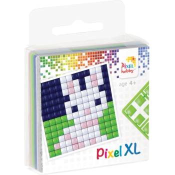 Pixelhobby Креативен комплект с пиксели Pixelhobby - XL, Зайче, 4 цвята (27008- Bunny)