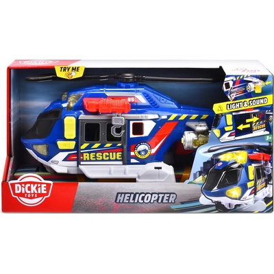Dickie Toys Детска играчка Dickie Toys - Спасителен хеликоптер, със звуци и светлини (203307002)