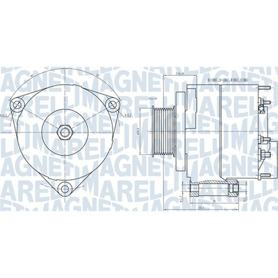 Alternátor MAGNETI MARELLI 063731593010