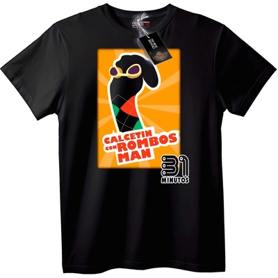 NOONEBRAND Тениска 31 Минутос Галгетин - 6XL, Black