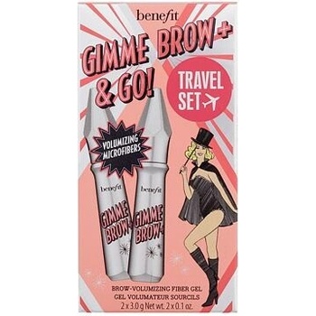 Benefit Gimme Brow+ Brow-Volumizing Duo 1 balení 3 Neutral Light Brown objemový gel na obočí 2 x 3 g