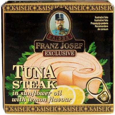 Franz Josef Kaiser Tuniak steak v rastlinnom oleji s citrónom 80g