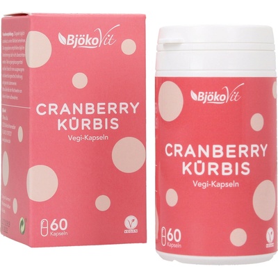 BjökoVit Червена боровинка-Тиква - 60 капсули