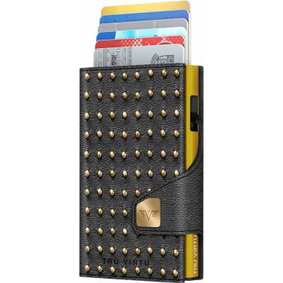 Tru Virtu peněženka Click & Slide Rivets Punk Gold 4260050241488