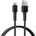 REMAX LEYA кабел за данни USB - microUSB, 100cm, ЧЕРЕН RC-C093 M-B (RC-C093 M-B)