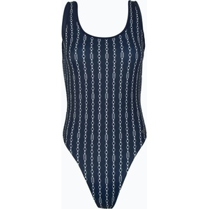 Tommy Hilfiger дамски едноцветен бански One Piece Print (Ext) flag chain dark night navy