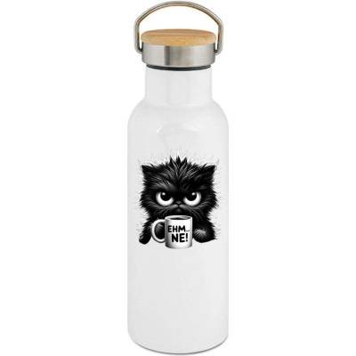 123TRIKO termoska Mrzutá Kočka s Kávou 500 ml narozeniny