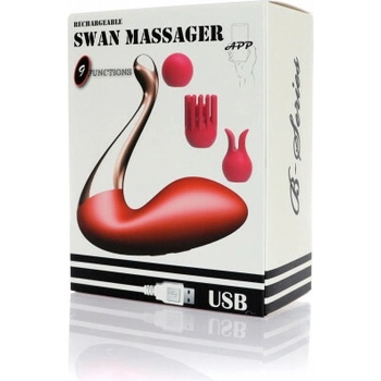 Swan massager interchangeable heads