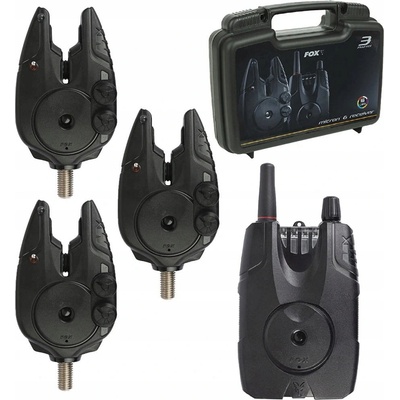 Fox Micron MX Sada Signalizátorů záběrů s příposlechem 3 pruty Černá