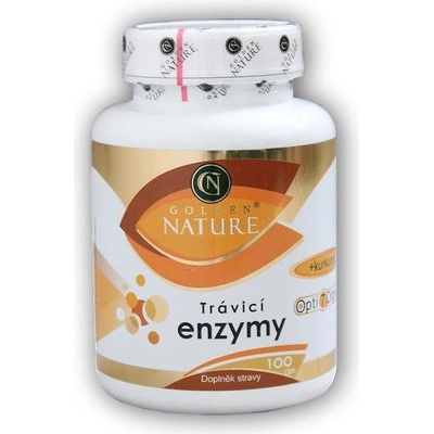 Golden Nature Trávící enzymy opti7 digest + kurkuma 100 kapsúl