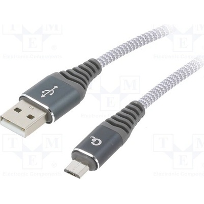 Gembird CC-USB2B-AMMBM-2M-WB2 USB 2.0 USB A vidlice USB B micro vidlice