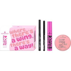 Essence КОМПЛЕКТ ESSENCE - Mascara + Eye pencil + Eyeliner + Brow lifting gel Комплект дамски