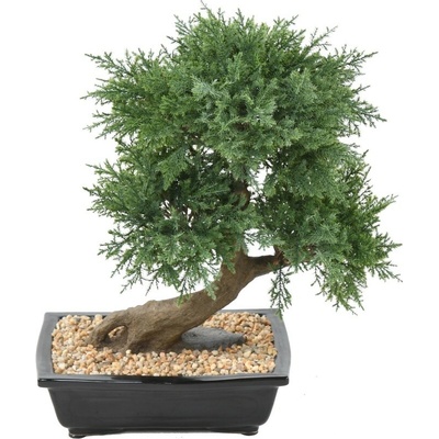 Umelá Juniperus bonsai v luxusnom kvetináči, 55 cm
