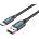 Vention USB-A 2.0/M - USB-C/M, 2 м, (3A, черен), кабел