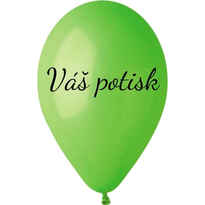 Personal Svet balonku Balónek s textem Zelený 26 cm